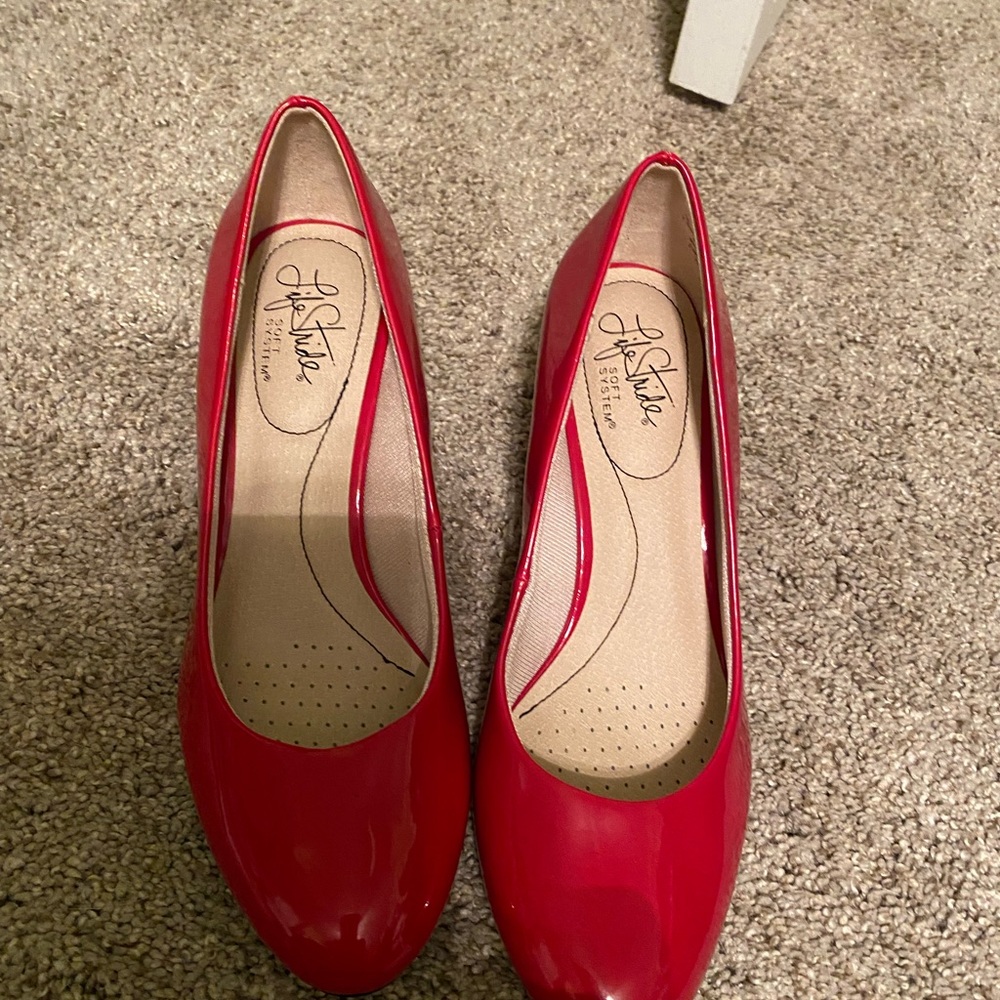 Ladies red heels
